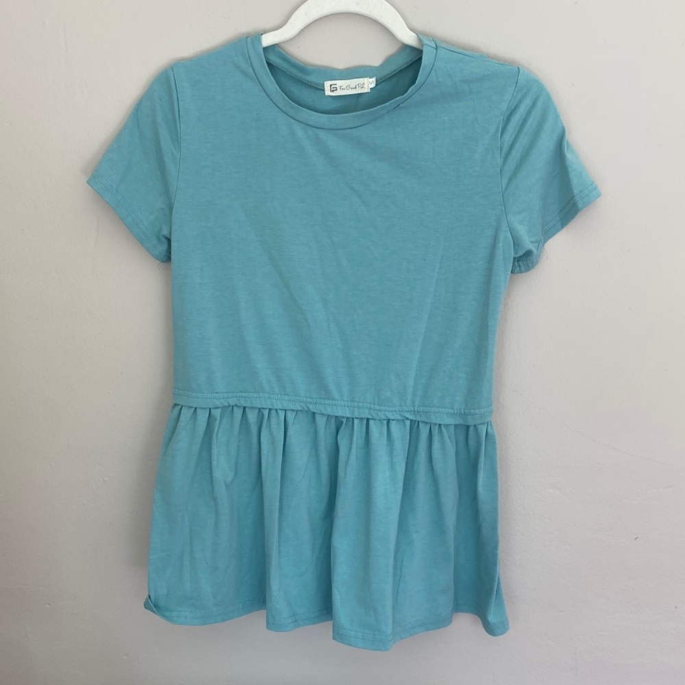 Real peplum t shirt size small
